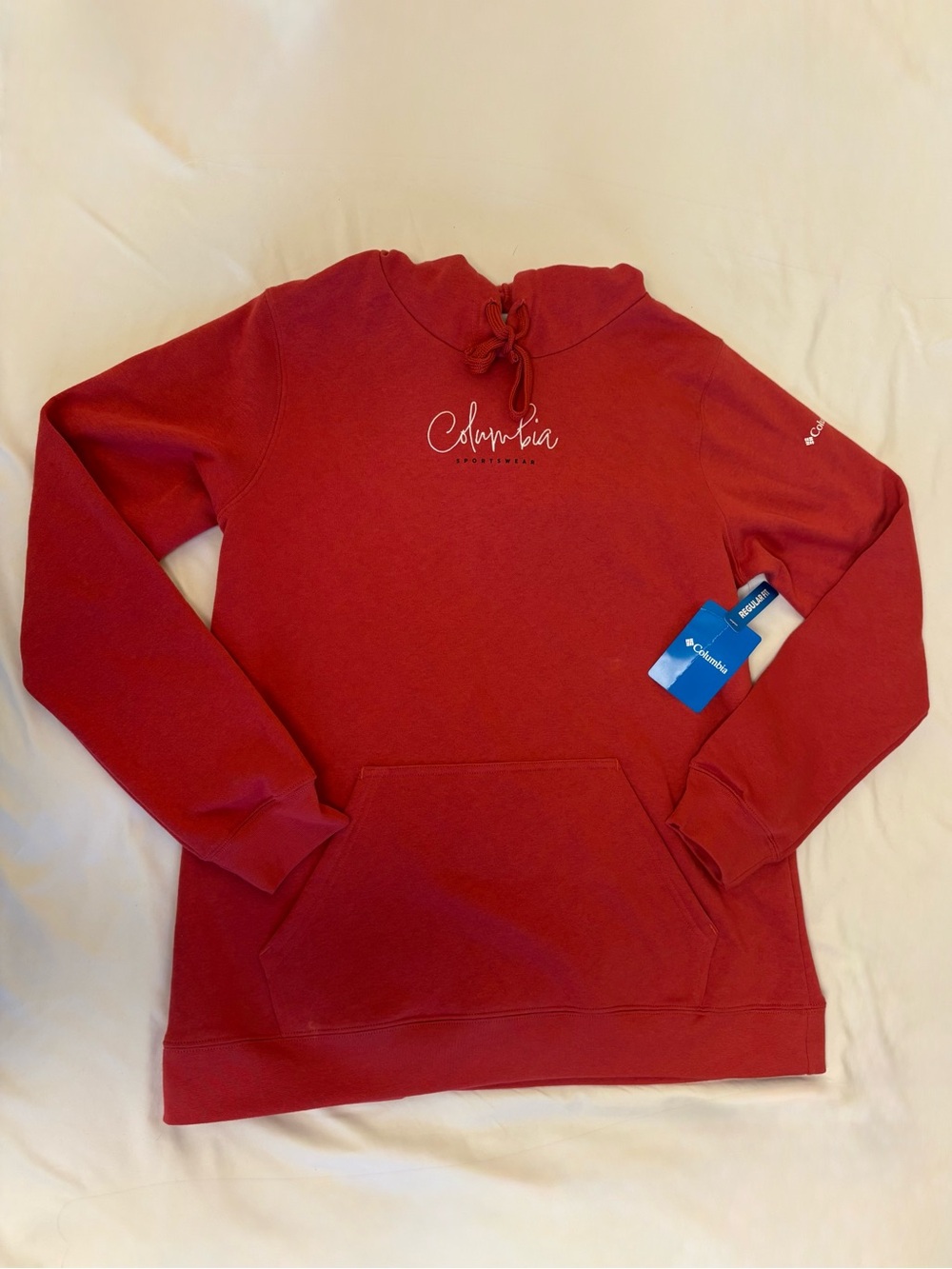 NWT Columbia Women's Trek Graphic Treatment Hoodie Red Size Large
